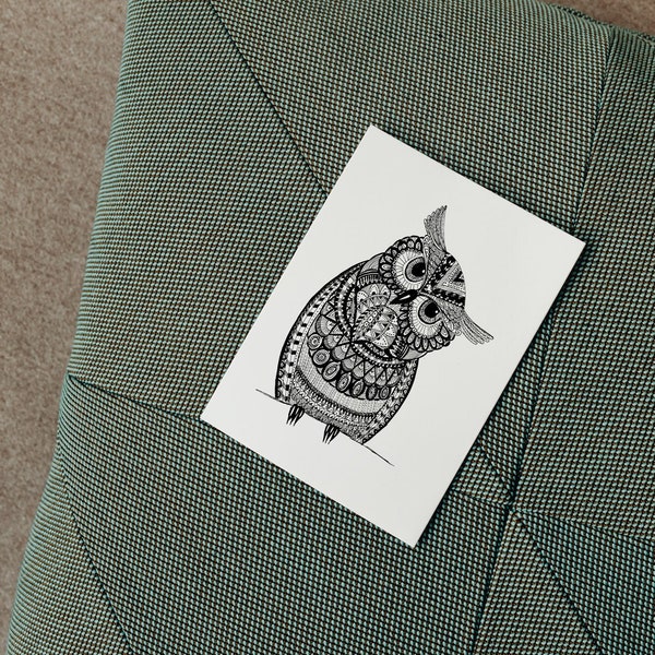 Postcard Owl Owl