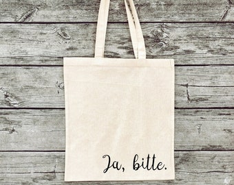 Bag Yes, please Jute bag Cloth bag