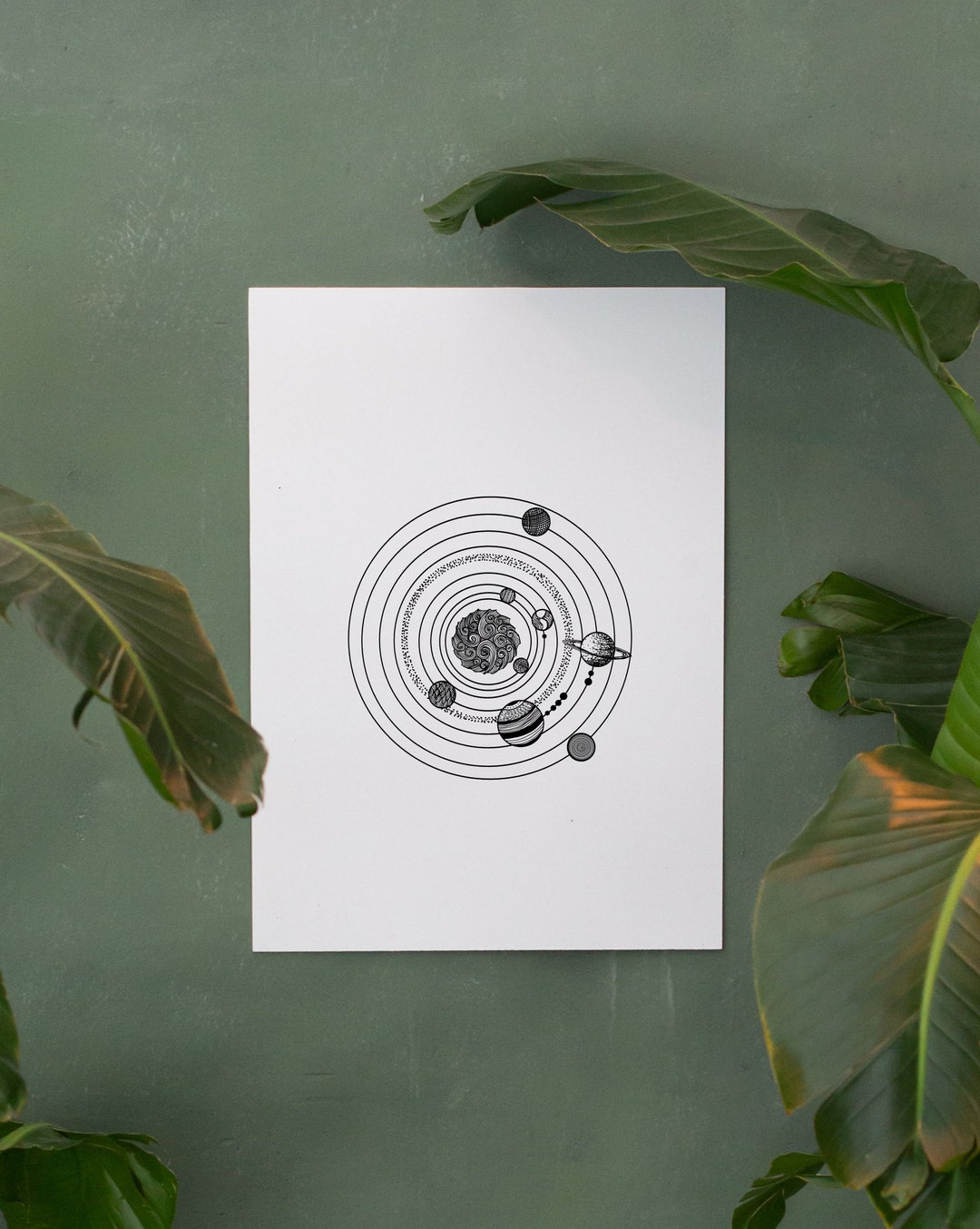 Art Print Poster Fine Art Solar System - Etsy