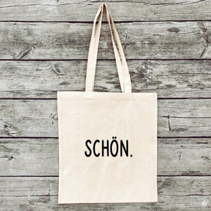 Hand-printed jute bag gym bag feminism saying beautiful