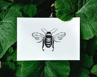 Postkarte Biene Bee