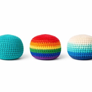Crochet Hacky Sack Pattern, Easy PDF Tutorial with Step-by-Step Guide