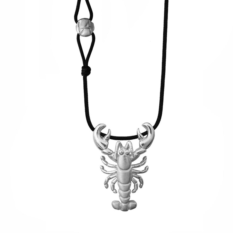 Lobster Necklace Sterling Silver Lobster Jewellery Lobster Etsy