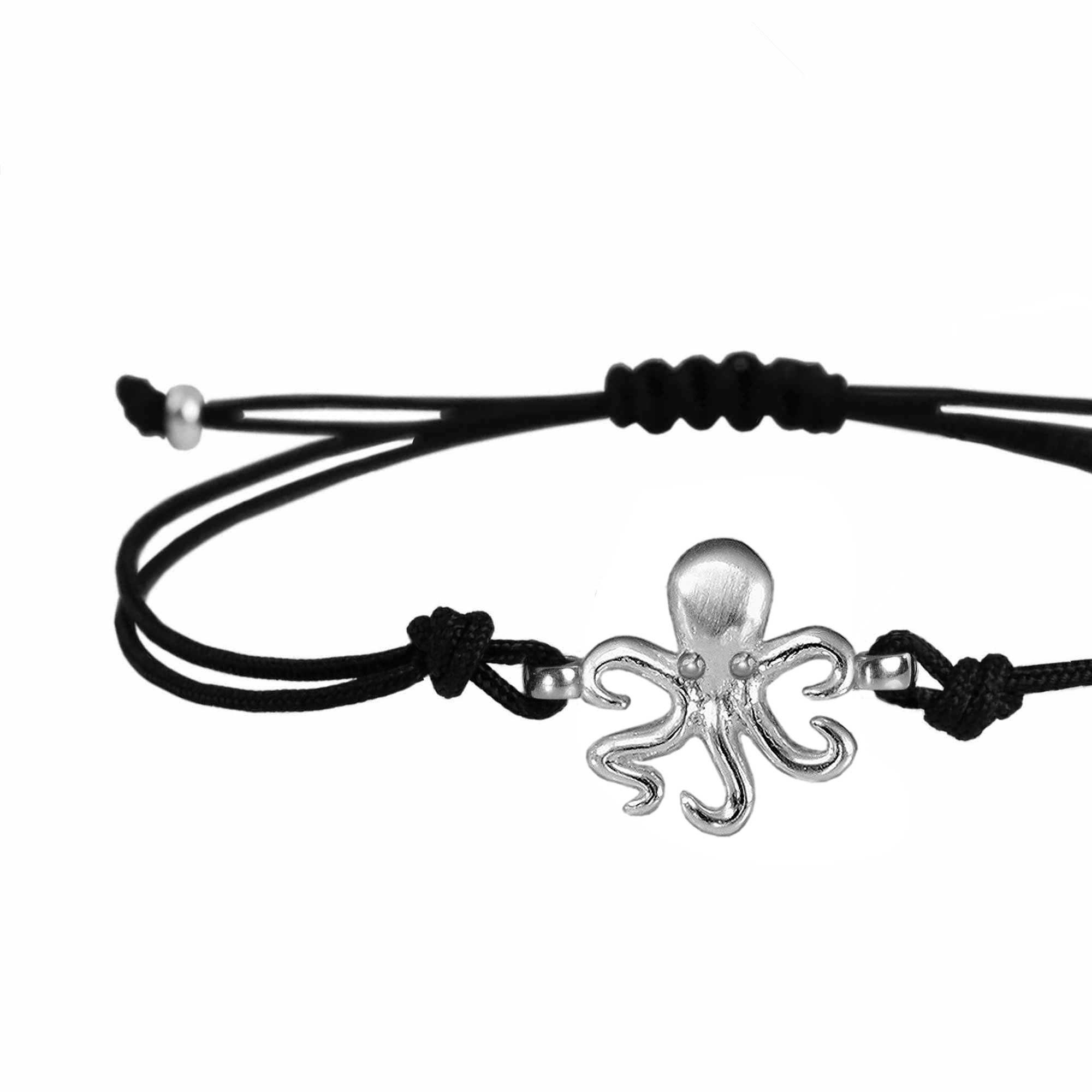 Octopus Bracelet Sterling Silver Octopus Ocean Bracelet Etsy