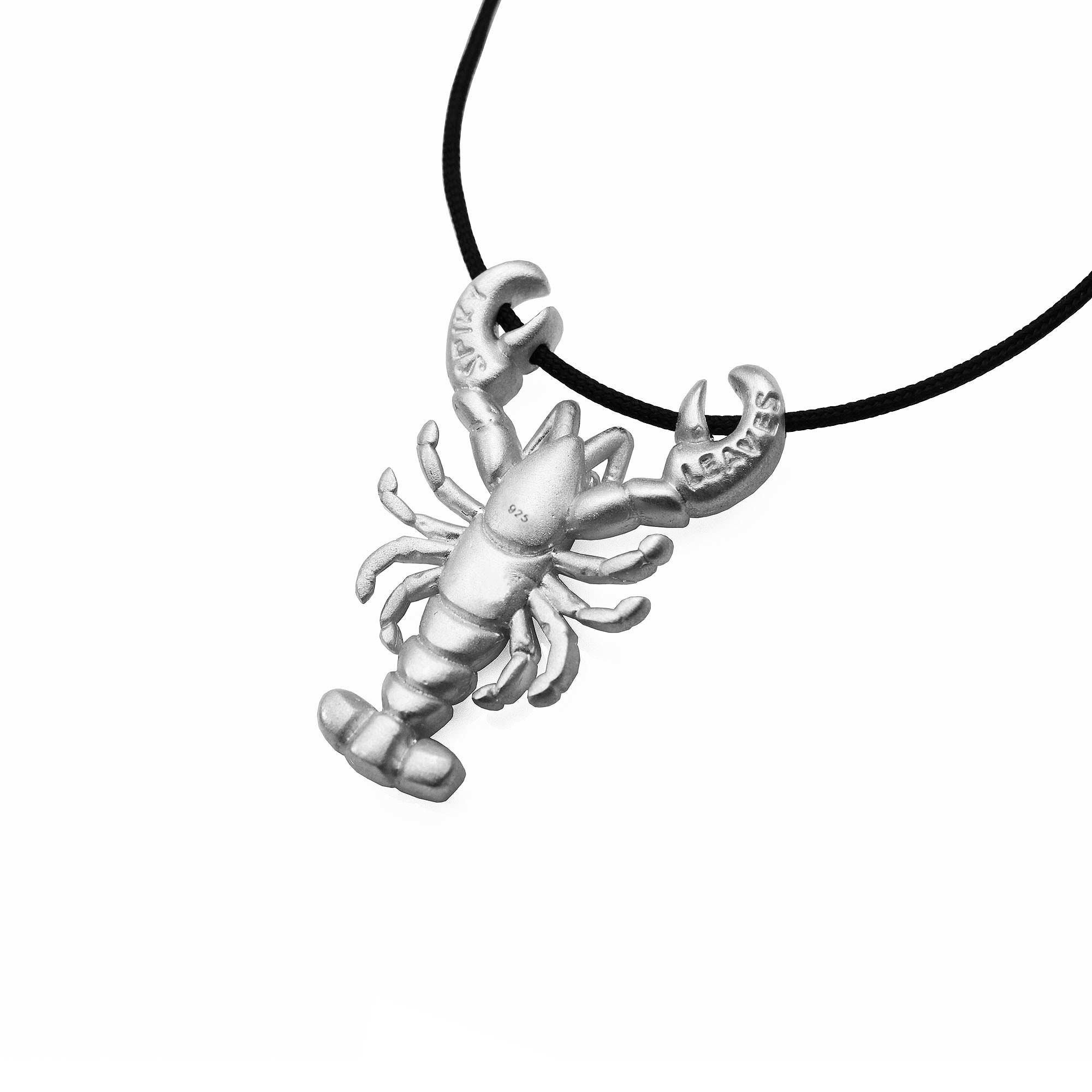Lobster Necklace Sterling Silver Lobster Jewellery Lobster Etsy