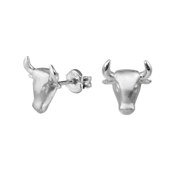 Taurus Zodiac Stud Earrings