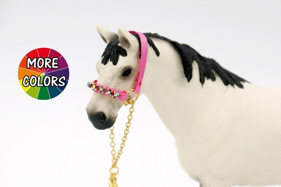 Sewn Schleich Jeweled Horse Halter 