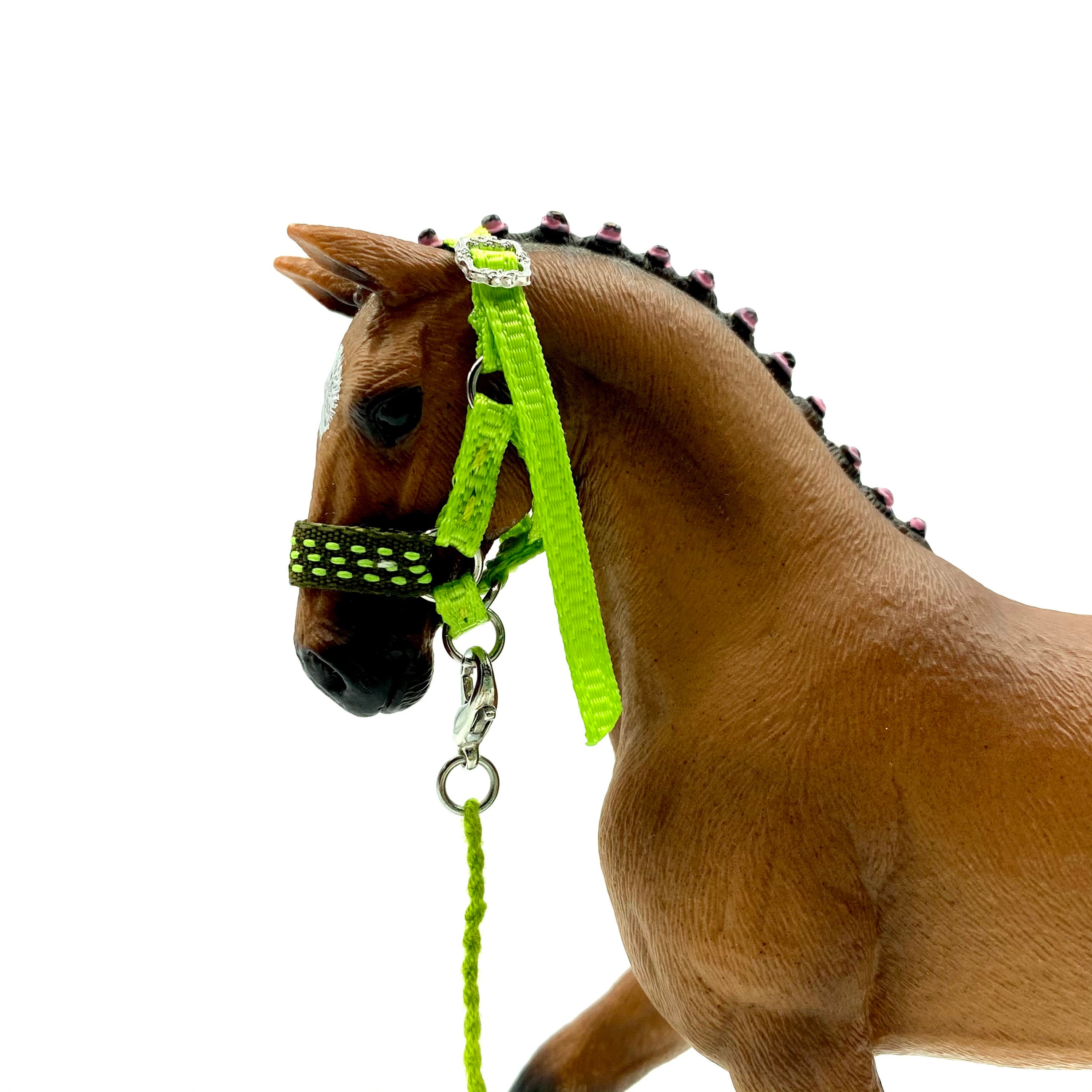 SEWN Schleich Horse Halter & Lead Rope Set Ready to ship. Role Playing