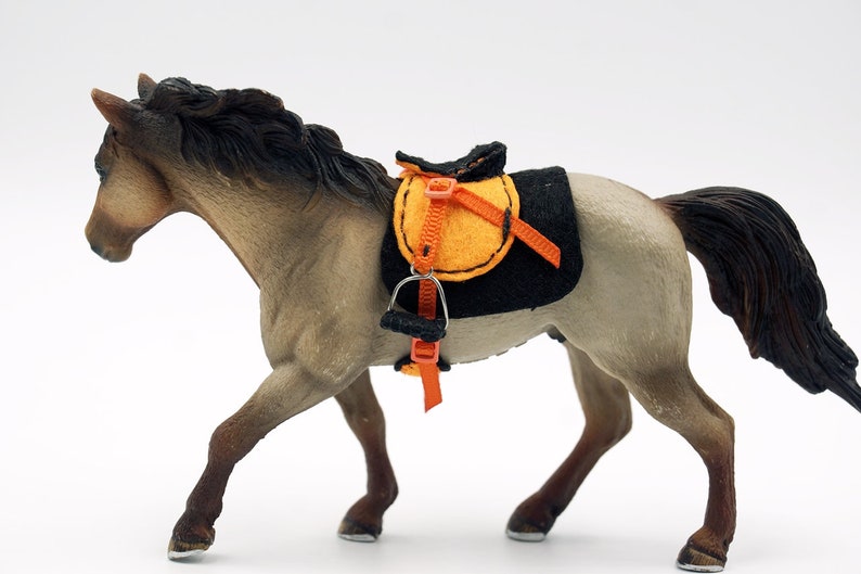 Sewn SCHLEICH Saddle & Saddle Pad 25 Colors to Choose From Etsy