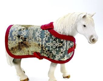 Sewn* SCHLEICH, BREYER or Peter Stone FOAL blanket - Ready to ship