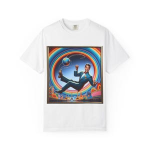 Vintage-Inspired Unisex T-shirt with Retro Design, Graphic Tee for Music Lovers, Casual Wear, Gift for Friends, Streetwear Style