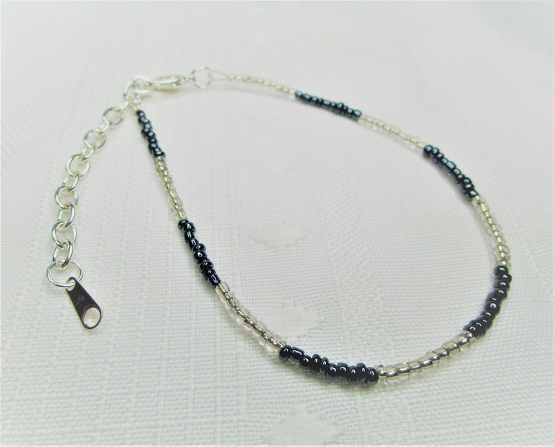 Surf anklet Glass bead Boho choker Boho Chic Anklet Seed bead jewelry Youth party favors Bracelet Choker