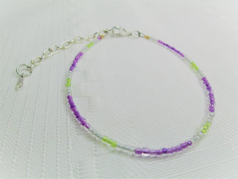 Surf anklet Glass bead Boho choker Boho Chic Anklet Seed bead jewelry Youth party favors Bracelet Choker
