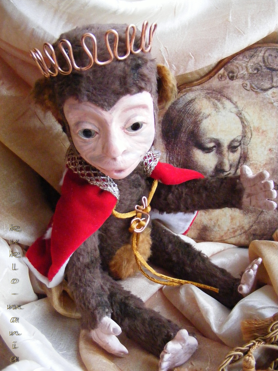 Singe OOAK Teddy poupée jouet magasin de jouets Anniversaire Etsy