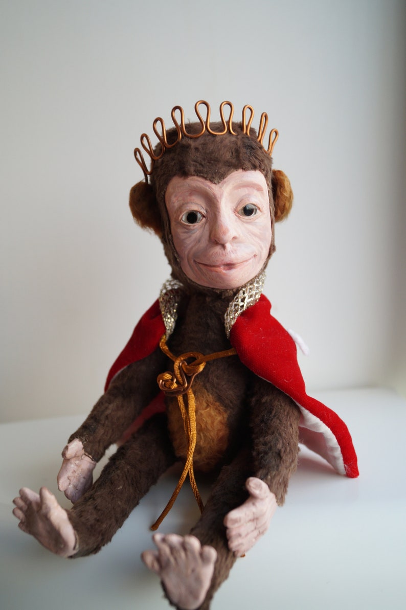 Singe OOAK Teddy poupée jouet magasin de jouets Anniversaire Etsy