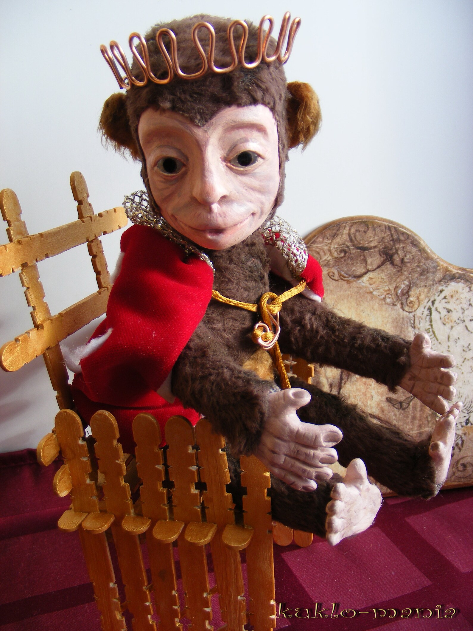 Singe OOAK Teddy poupée jouet magasin de jouets Anniversaire Etsy