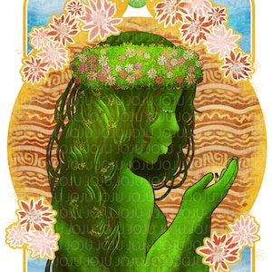 Te Fiti Restored - Poster - Postcard - Art Print