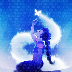 Steven Universe: Here Comes A Thought - Stevonnie - Poster - Postcard - Art Print