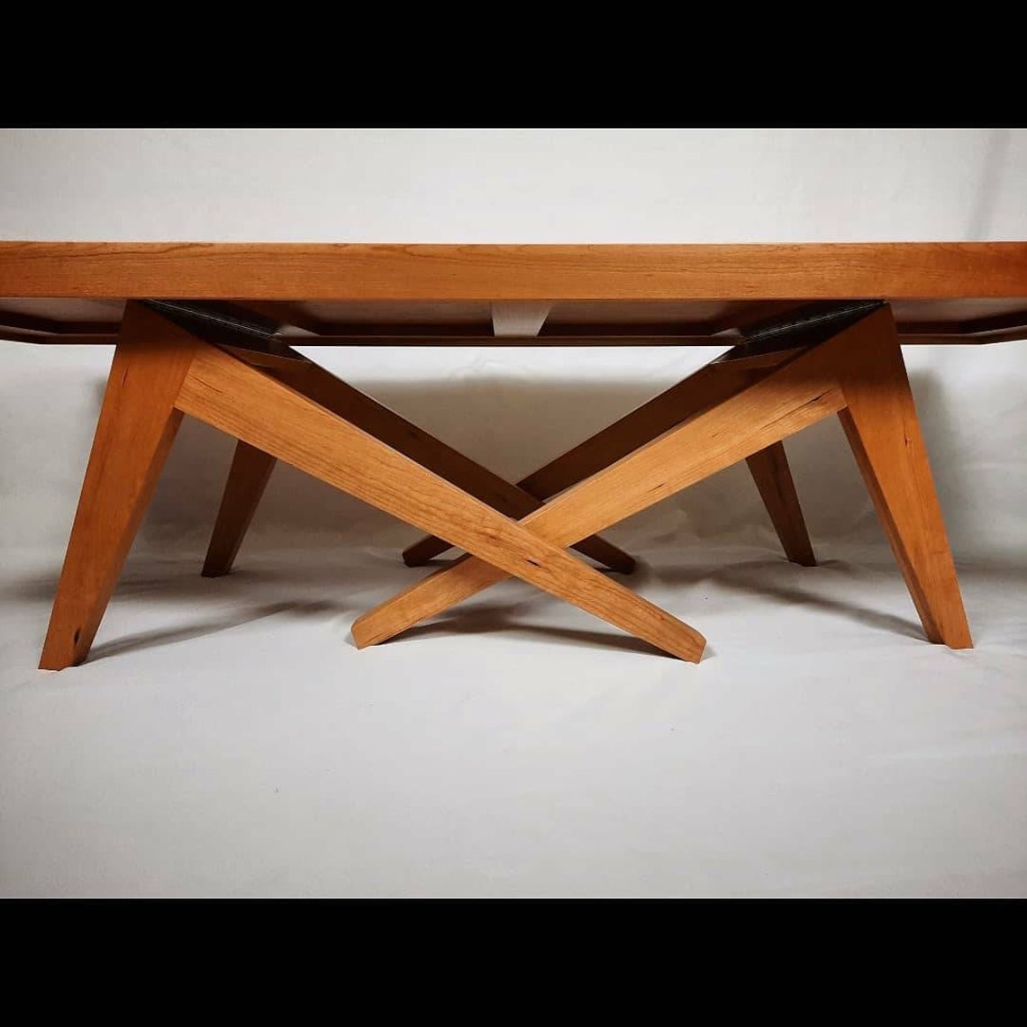Cherry Coffee Table/Desk Combo. Etsy