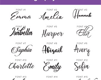 Custom Vinyl Sticker made to order decal name personalised text window