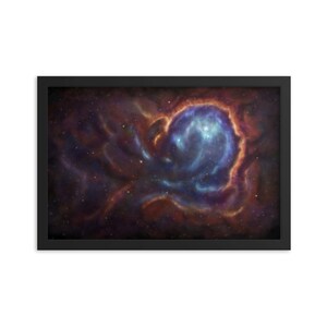 Nebulas Painting - Art Print - Wall Home Decor - Poster - Gift (8x10-24x36 IN)