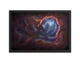 Nebulas Painting - Art Print - Wall Home Decor - Poster - Gift (8x10-24x36 IN)