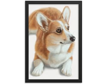 Welsh Corgi Art Print: Dog Lover Gift, Home Wall Decor