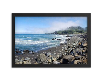 Redwood National and State Parks - Coastal Fog - Art Print - Wall Home Decor - Framed Poster - Gift (8x10-24x36 IN)