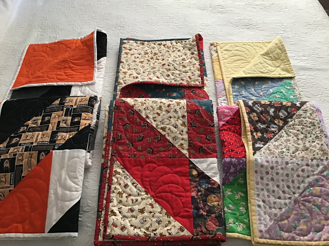 Choose One-45” X 54”adult Lap/throw, Machine Pieced, Hand Quilted ...