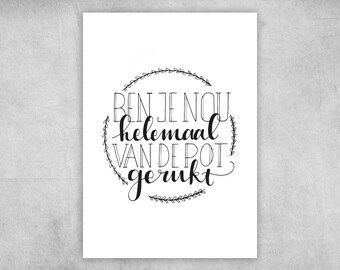 Postcard | Have you completely lost it? | A6