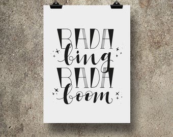 A4 Poster | Bada Bing Bada Tree