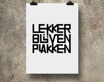 A4 Poster | Keep sticking