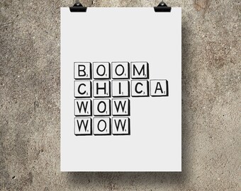 A4 Poster | Tree Chica Wow Wow