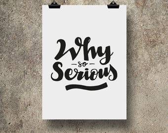A4 Poster | Why so serious