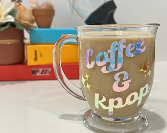 Coffee & Kpop Glass