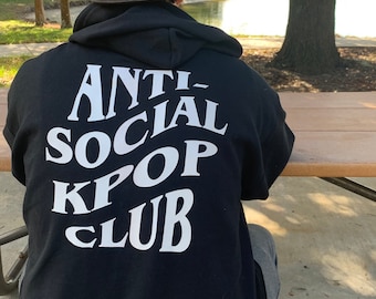 Anti Social Kpop Club Hoodie