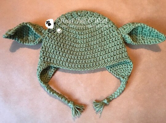Yoda Inspired Hat Ski Hat Winter 