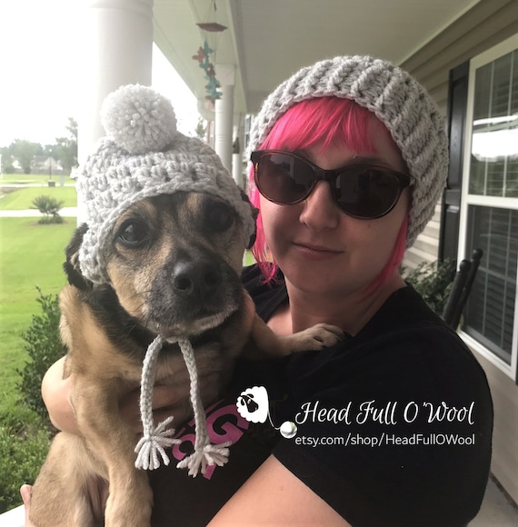 Matching Hat for Dog and Owner Winter Hat for Pets Slouchy Etsy Australia