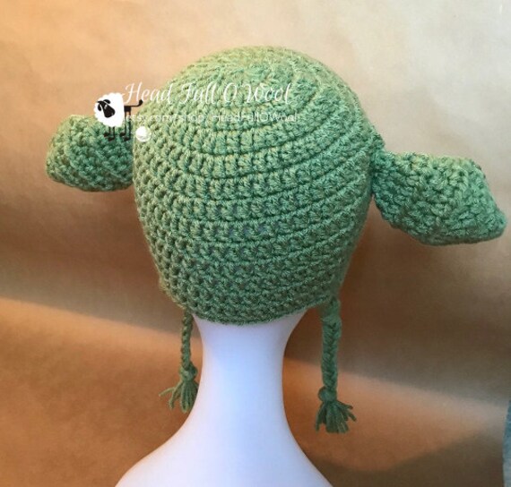 Yoda Inspired Hat Ski Hat Winter 