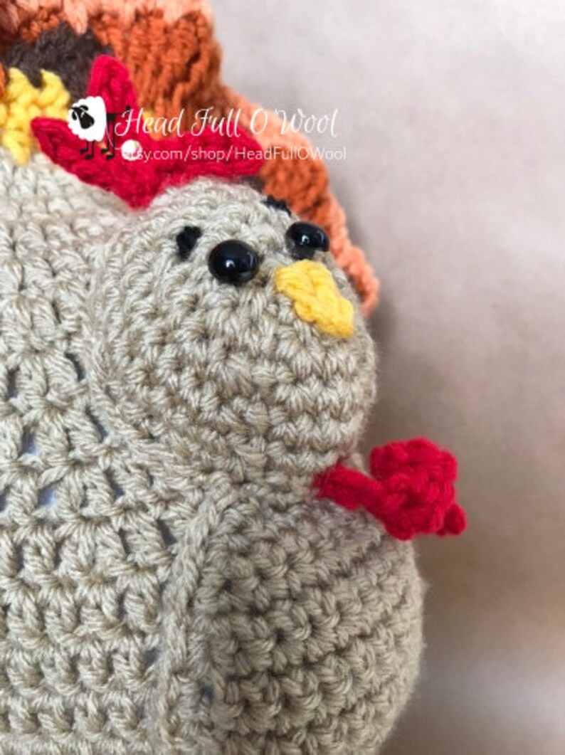 Turkey Hat gift Fall Hat Gift Crochet Halloween 5K Costume,Ski Hat Turkey Trot Winter Turkey Run Thanksgiving Ski Knit
