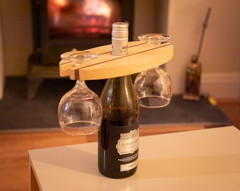 Wooden Wine Display Holder