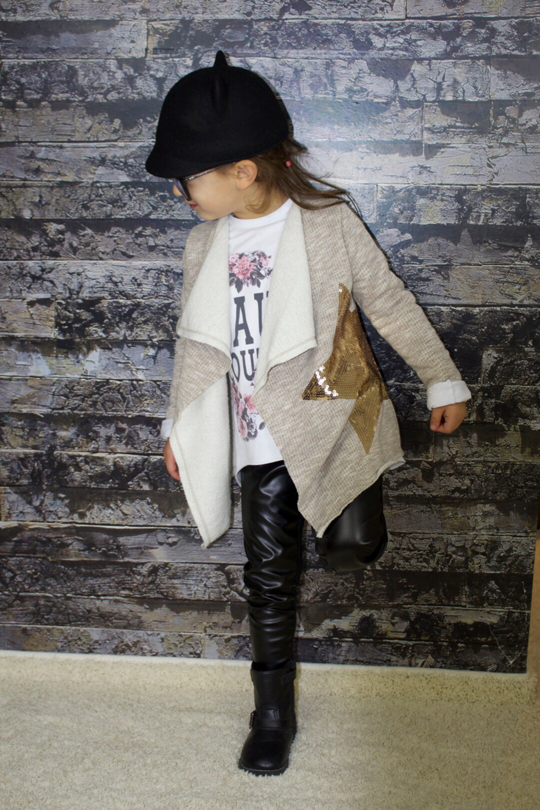 Jacket With Gold Star - Etsy