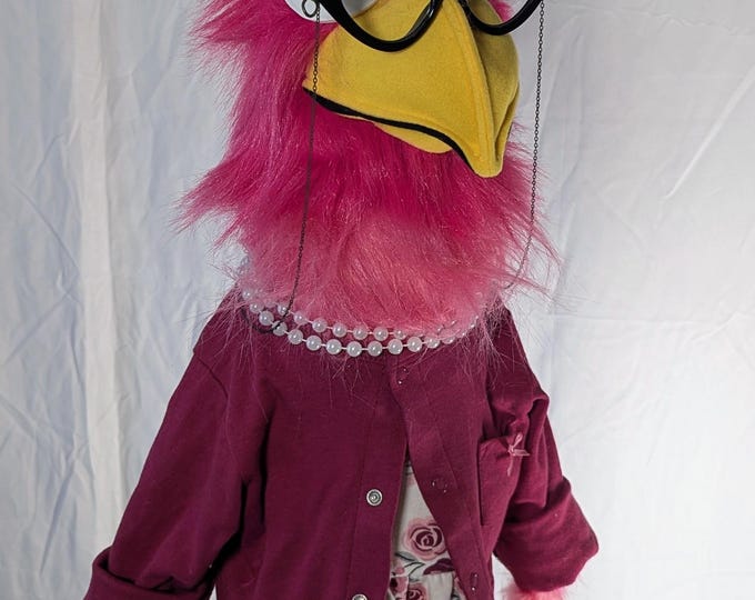 Custom Puppet Pink Bird Puppet Original Design Muppet Inspired - Etsy