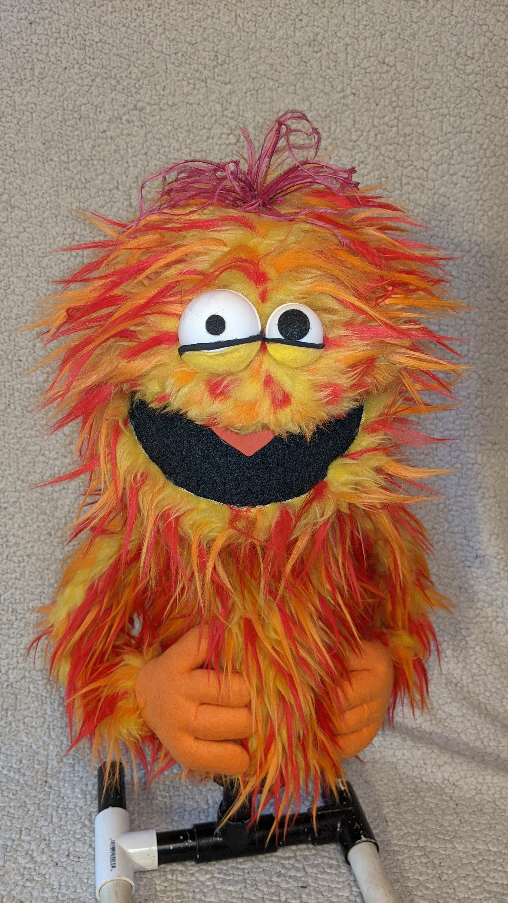 Monster Puppet Custom Orange Professional Style - Etsy