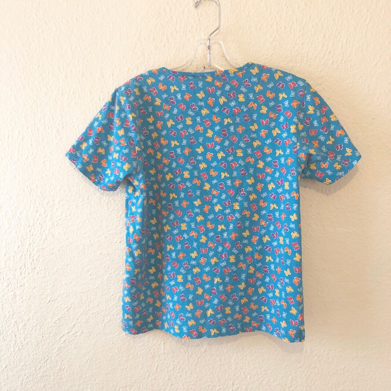 Vintage 90s butterfly shirt S