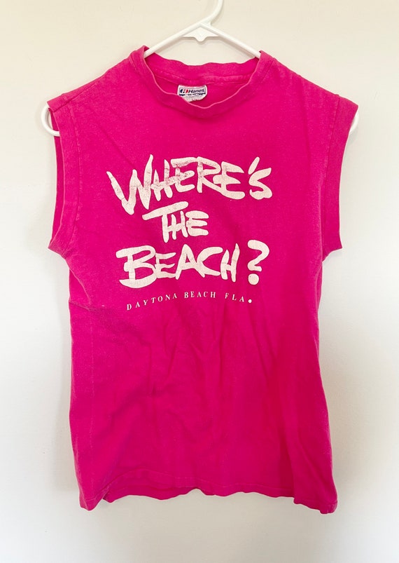 Vintage distressed “Where’s the Beach?” Daytona Be