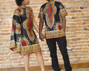 dashiki couple outfits