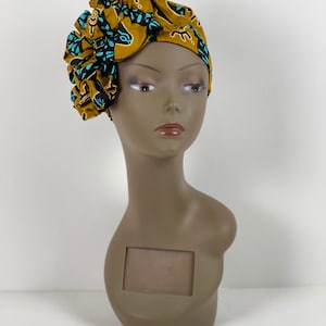African Print Pre-tied Ankara Head Wrap