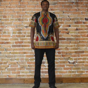 Black Dashiki Shirt