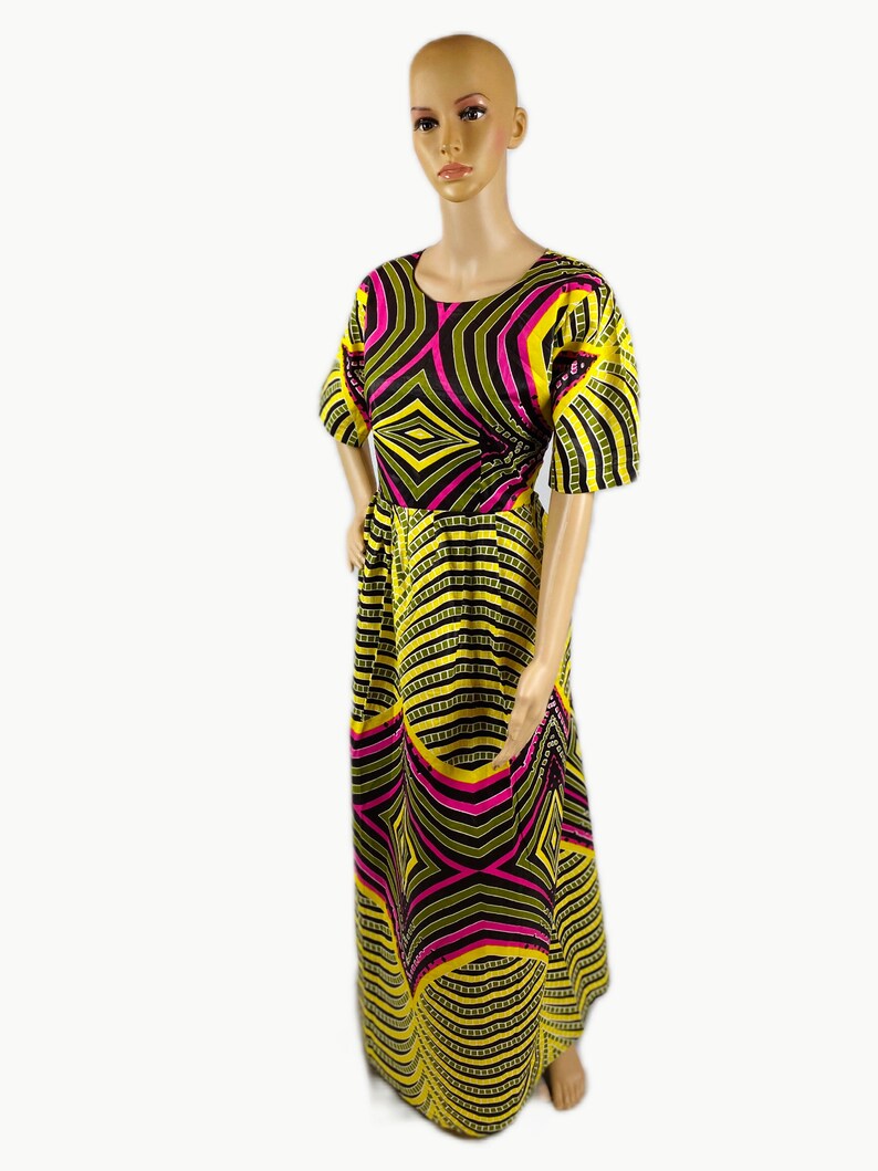African print Ankara Maxi Dress